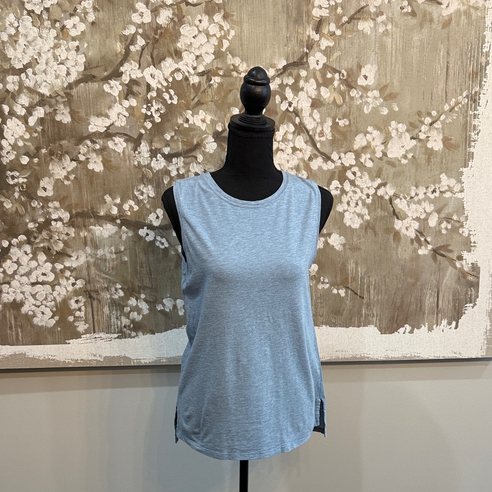 lululemon athletica Brunswick muscle tank heathered blue size 4.